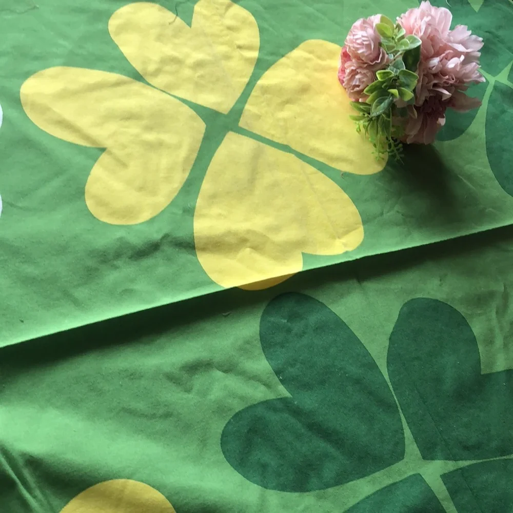 Nina Jobs Ikea 2006 Loveable Heart Danish Modern Green Clover Ikea Fabric